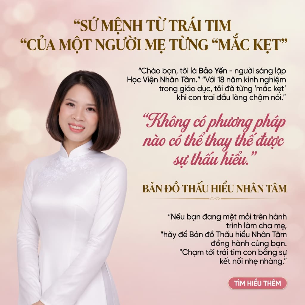 Cô Bảo Yến — Người sáng lập Học Viện Nhân Tâm